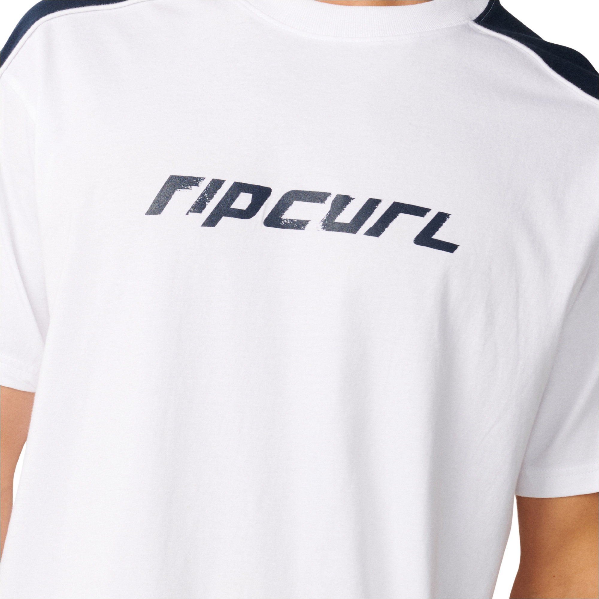 2026 Rip Curl Mens Archive Up Top Panel T-Shirt 129MTE - White